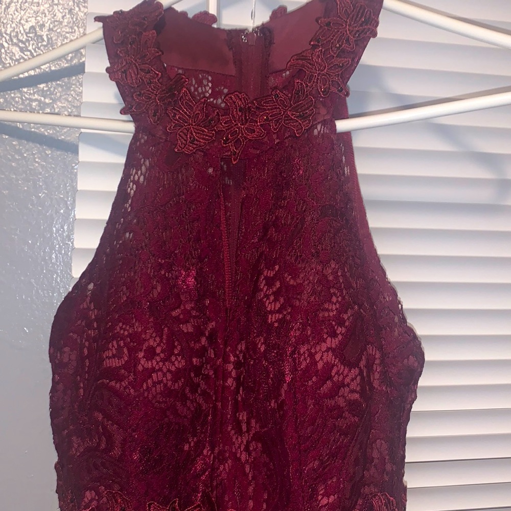 Long Maroon Dress